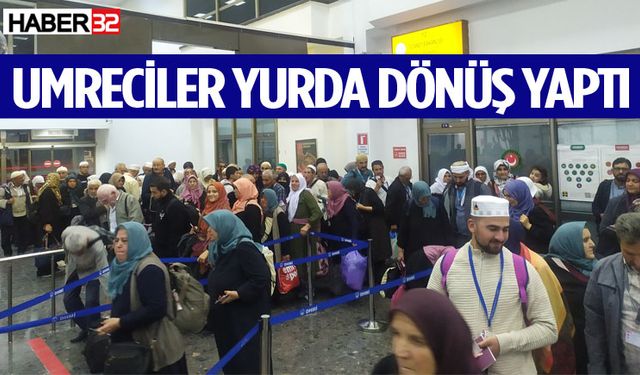 Isparta’dan kutsal topraklara giden Umre Kafilesi Yurda Döndü