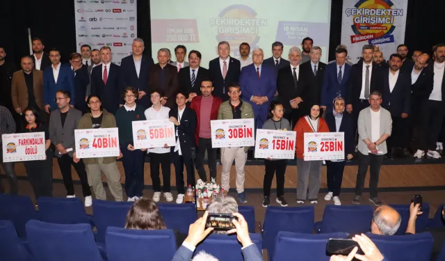 Çekirdekten girişimci proje olimpiyatlarında ödüller sahiplerini buldu
