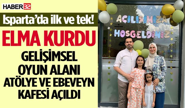 Isparta’da Bir İlk: Elma Kurdu Gelişimsel Oyun Atölyesi Açıldı!