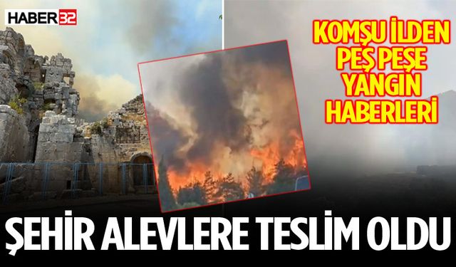Antayla’dan Peş Peşe Yangın Haberleri
