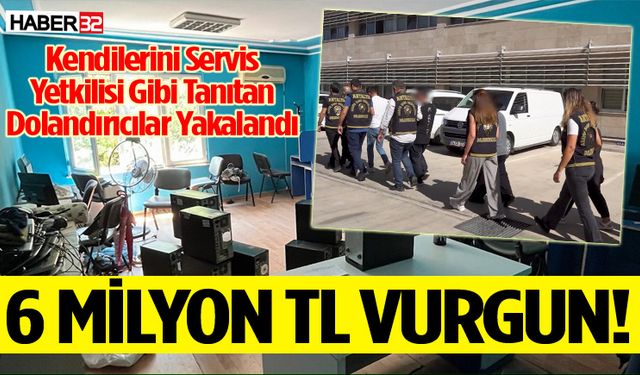 Sahte beyaz eşya tamircilerinden 6 milyon liralık vurgun