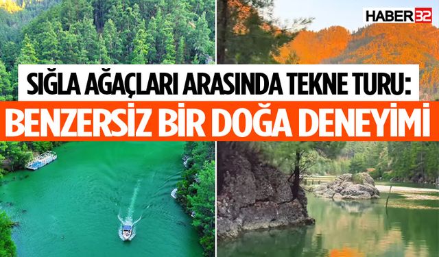 Sadece Tekneyle Ulaşılan Sığla Ormanları!