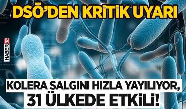 DSÖ’den Kritik Uyarı: Kolera Salgını Hızla Yayılıyor