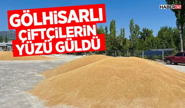 Gölhisarlı Çiftçilerin Yüzü Güldü