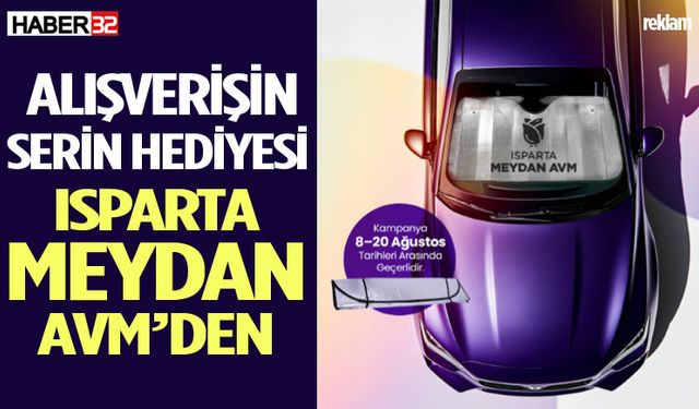 Alışverişin Serin Hediyesi Isparta Meydan AVM’den