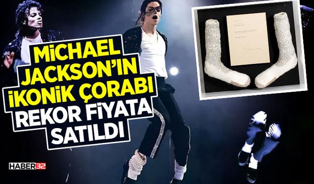 Michael Jackson’ın İkonik Çorabı Rekor Fiyata Satıldı