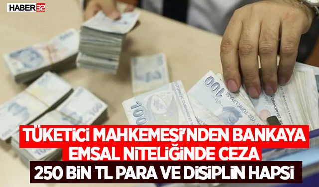 Tüketici Mahkemesi'nden Bankaya Emsal Niteliğinde Ceza