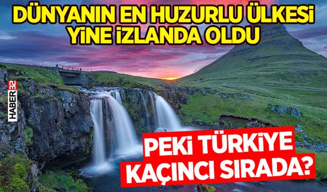 Dünyanın En Huzurlu Ülkesi Yine İzlanda Oldu