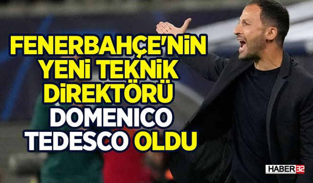 Fenerbahçe'nin Yeni Teknik Direktörü Domenico Tedesco Oldu