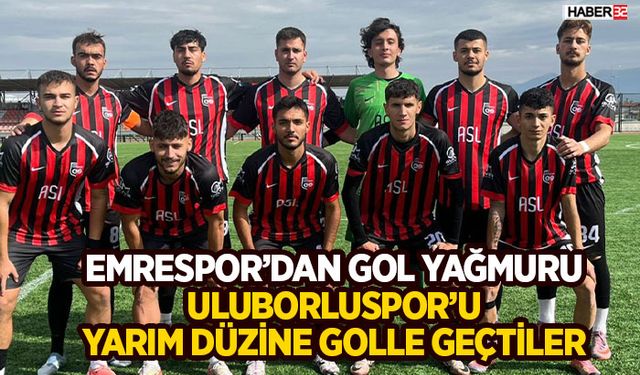 Emrespor’dan Gol Yağmuru: Uluborluspor’u Yarım Düzine Golle Geçtiler