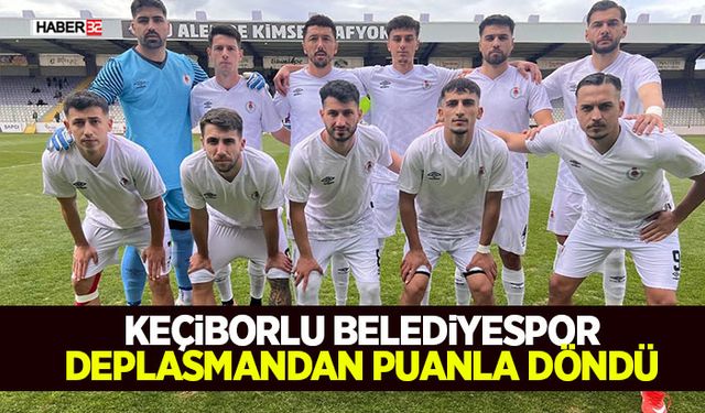 Keçiborlu Belediyespor Deplasmandan Puanla Döndü
