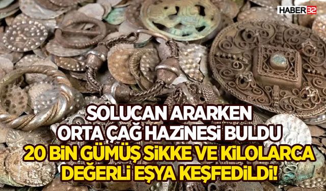 20 Bin Gümüş Sikke ve Kilolarca Değerli Eşya Keşfedildi!