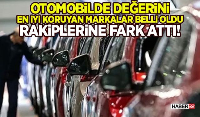 Otomobilde Değerini En İyi Koruyan Markalar Belli Oldu
