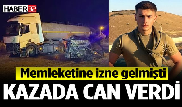 İzne Gelen Sözleşmeli Er Trafik Kazasında Yaşamını Yitirdi