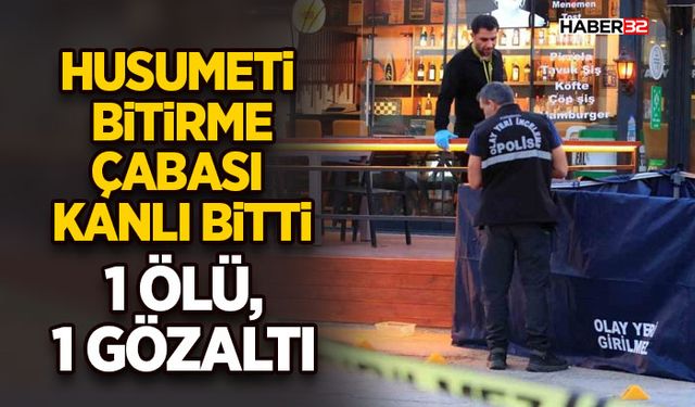 Antalya’da Husumeti Bitirme Çabası Kanlı Bitti