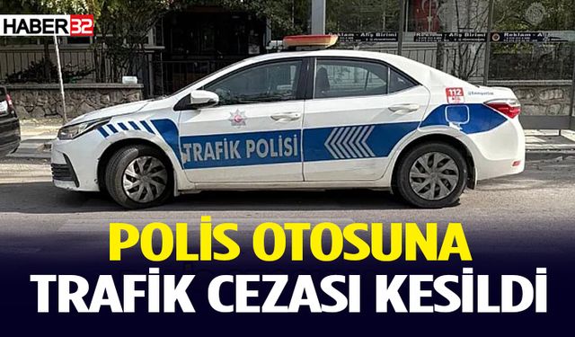Polis otosuna trafik cezası kesildi