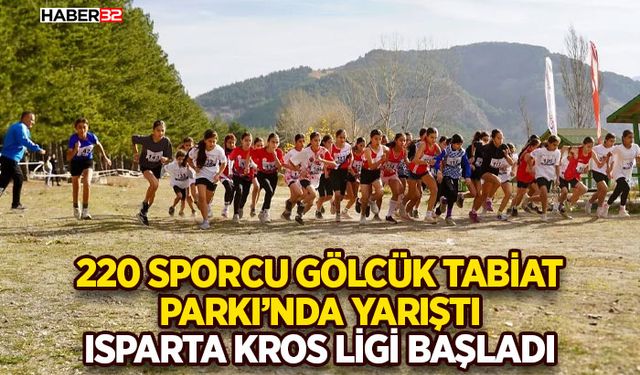 220 Sporcu Gölcük Tabiat Parkı’nda Yarıştı