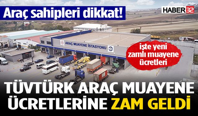 Araç Muayenesinde Zam Netleşti: 2026 Ücretleri Belli Oldu