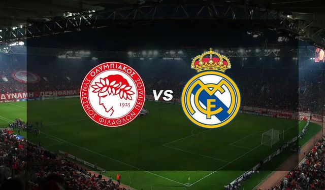 Olympiakos Real Madrid maçını hangi kanal veriyor, nerede izlenir? Real Madrid maçı hangi kanalda?