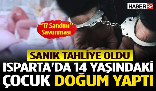 Isparta'da 14 yaşındaki çocuk doğum yaptı