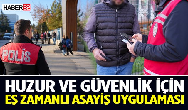Isparta’da Okul Önleri ve Asayiş Denetimi