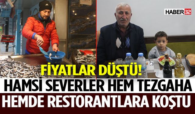 Hamsi Severler Hem Tezgaha Hemde Restorantlara Koştu!