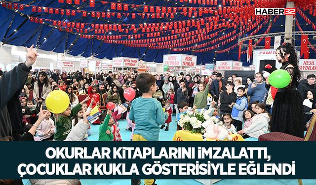 Çocuklar kukla gösterisiyle eğlendi