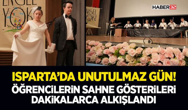 Öğrencilerin Sahne Gösterileri Dakikalarca Alkışlandı