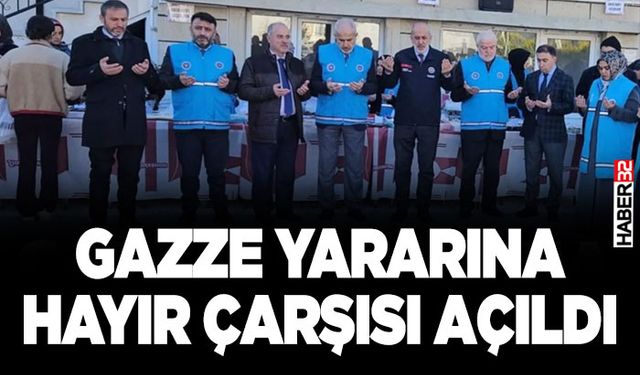 Gazze Yararına Hayır Çarşısı Isparta’da Açıldı