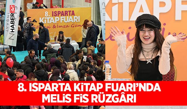 8. Isparta Kitap Fuarı’nda Melis Fis rüzgârı