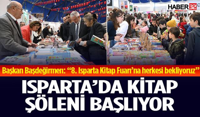 8. Isparta Kitap Fuarı Açılıyor