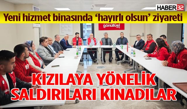 Isparta Memur-Sen’den Kızılay’a ziyaret