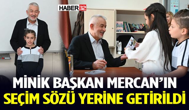 Minik Başkanın Seçim Sözü Yerine Getirildi