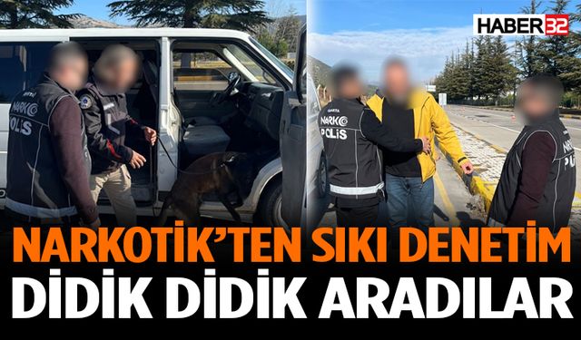 Narkotik ekiplerinden üniversite bölgesinde denetim