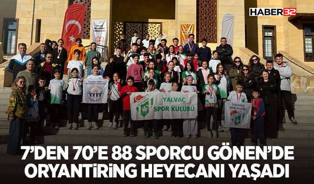 7’den 70’e 88 Sporcu Gönen’de Oryantiring Heyecanı Yaşadı