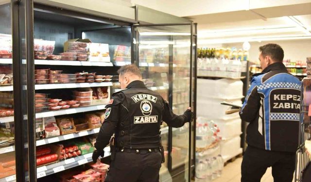 Marketlere zabıta denetimi