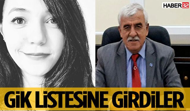 Isparta’dan İki İsim GİK Listesinde