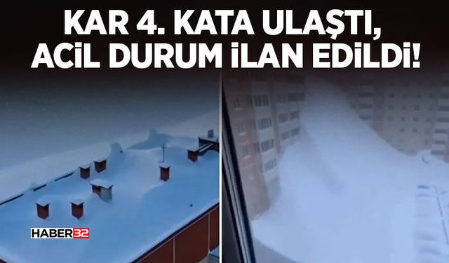 Kar 4. Kata ulaştı, Acil Durum İlan Edildi!