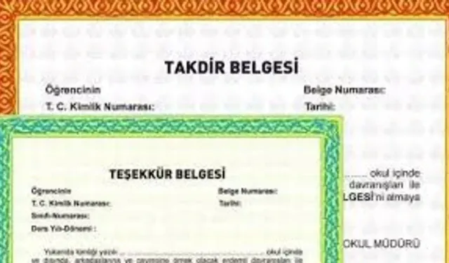 Bir dersten kalınca belge alınır mı, devamsızlığı olana belge verilir mi? Takdir-Teşekkür belgesi alma şartları