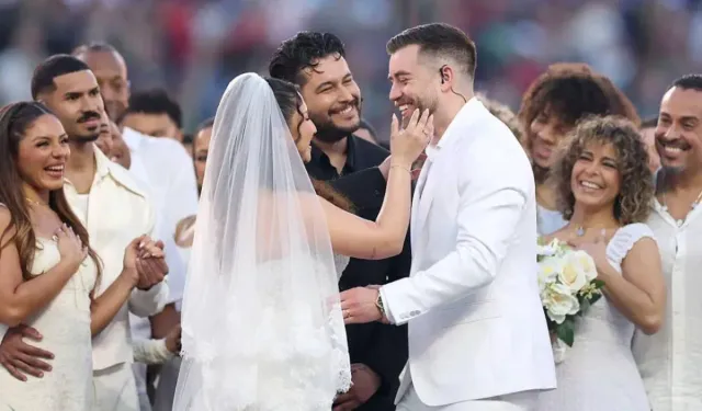 2026 Super Bowl finalinde evlenen çift kim, nereli, adları ne?