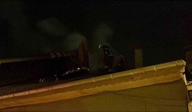 Burdur'da müstakil evin bacısında yangın