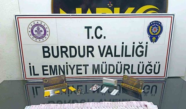 Burdur'da uyuşturucu ile mücadele sürüyor