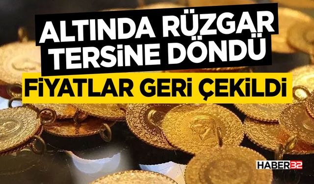 Altında Rüzgar Tersine Döndü, Fiyatlar Geri Çekildi