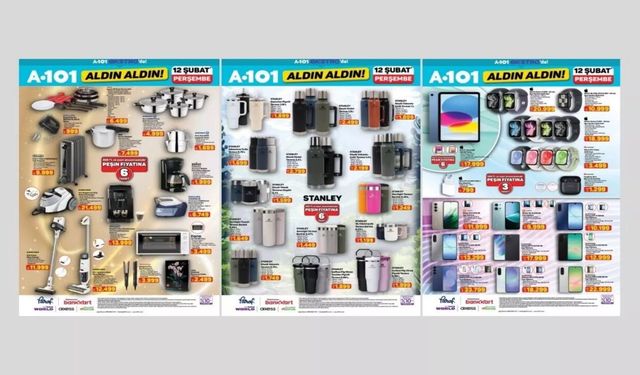 A-101'de dünya markaları izdihamı: Apple, Samsung ve Stanley ürünlerinde dev indirim başladı