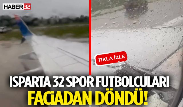 Isparta 32 Spor Futbolcuları Faciadan Döndü!