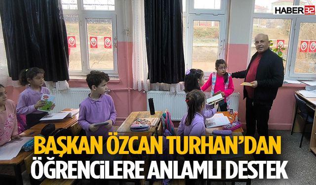 Başkan Özcan Turhan’dan Öğrencilere Anlamlı Destek