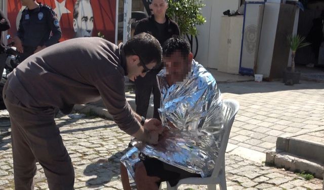 Antalya'da denize açıldığı kano devrildi, suda 3 saat kurtarılmayı beklerken imdadına deniz polisi yetişti