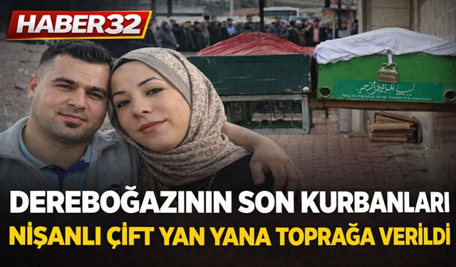 Kazada hayatını kaybeden nişanlı çift yan yana toprağa verildi