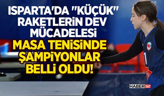 Isparta'da "Küçük" Raketlerin Dev Mücadelesi