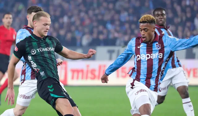 (ÖZET) Konyaspor Trabzonspor kaç kaç bitti, golleri kim attı? Konyaspor Trabzonspor maç özeti ve golleri!